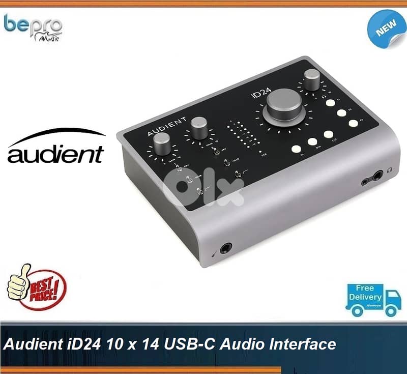 Audient iD24 10 x 14 USB-C Audio Interface 0