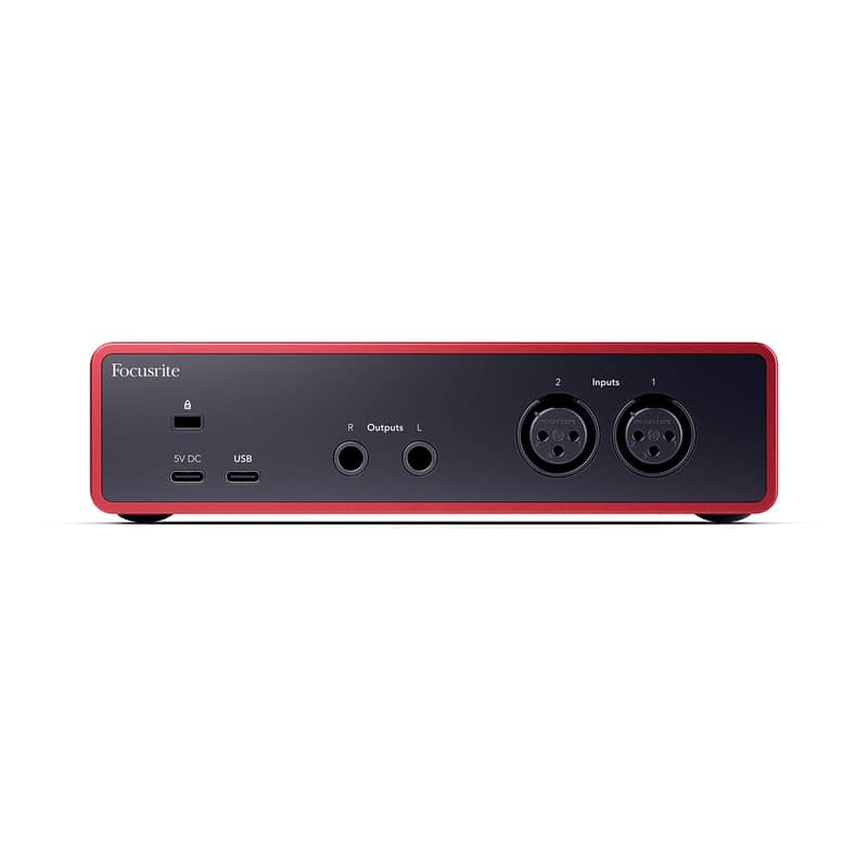 Focusrite Scarlett 2i2 G4 Audio Interface,4th Gen USB Audio Interface 1