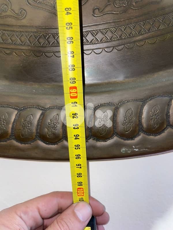 Antique “Persian origin” 97 cm Large brass صدر نحاس 2