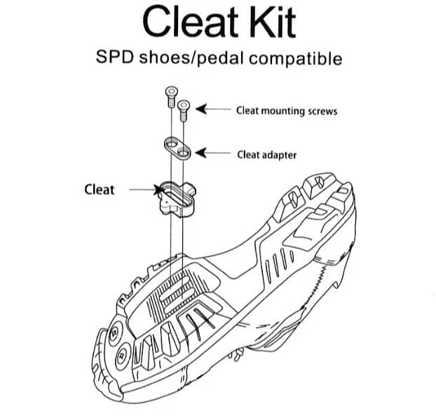 Bike pedal cleats 0