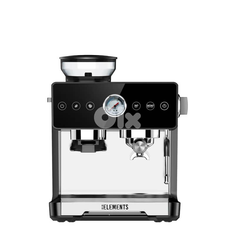 German Espresso KB Elements Gusto Forte Coffee Machine With Grinder 1