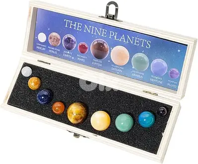 Natural Gem Stones Solar System Gift Set