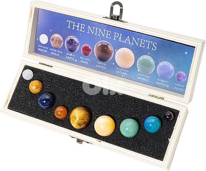 Natural Gem Stones Solar System Gift Set 0