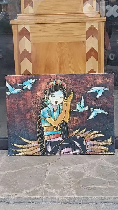 لوحة رسم زيتي اوروبية
