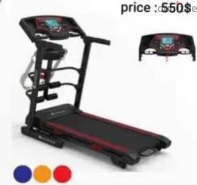 tttreadmill sports machines 2،5hp motor power, like new 2