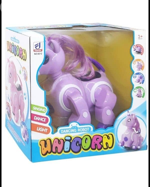 dancing robot unicorn 0
