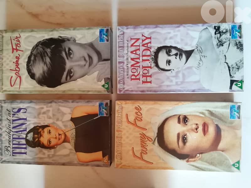 Audrey Hepburn 4 VHS + catalogue box set 3