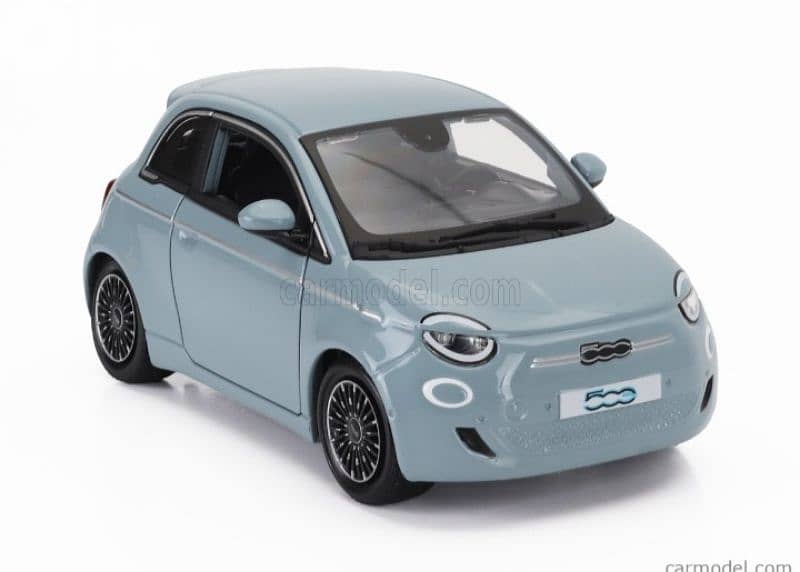 Fiat 500e 2021 diecast car model 1:24 3