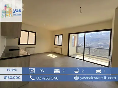 Faraya 93m2 | Modern Chalet | Panoramioc View | High End | DA |