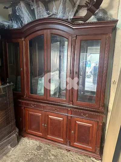اوضة سفرة ملكية خشب زان ولاتي كلا ملبسة قشرة تنباك