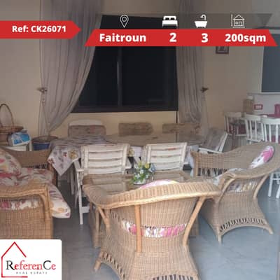 Apartment in Faitroun for sale للبيع شقة في فيطرون Apartment in Faitroun for sale للبيع شقة في فيطرون