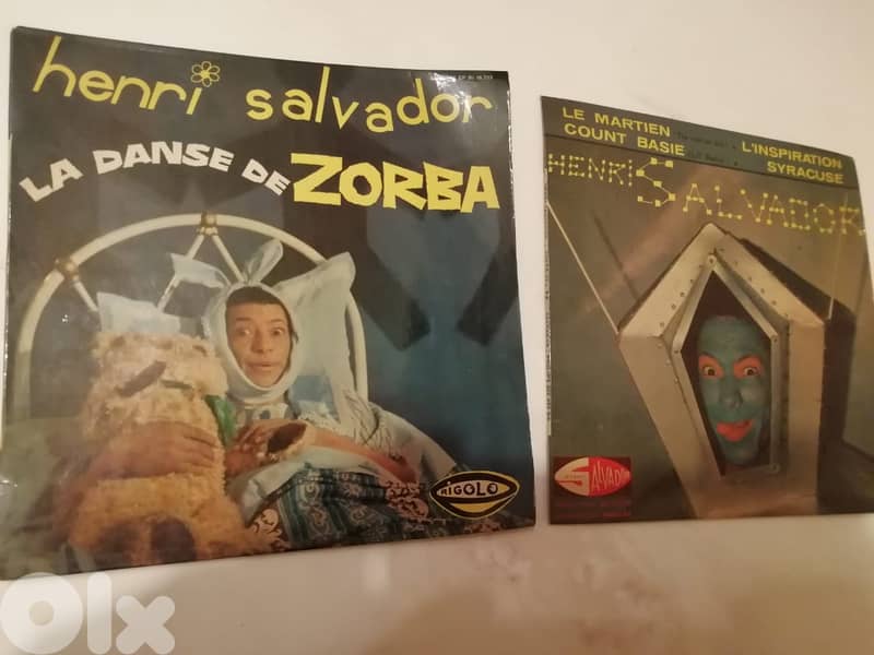 Henri Salvador 2 x 45t 7" vinyl 0