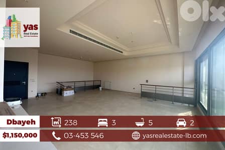 Dbayeh Waterfront 238m2 | Gated | Duplex | Marina View | MJ|
