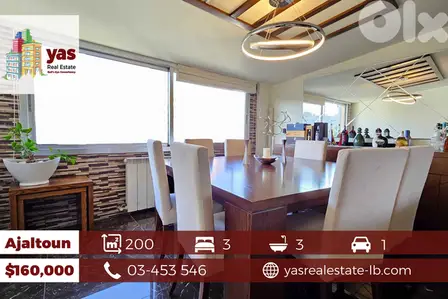 Ajaltoun 200m2 | Modern Flat | Calm Area | Mint Condition | TO