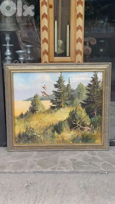 لوحة رسم زيتي اوروبية