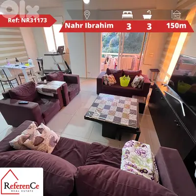 Amazing apartment with view in Nahr Ibrahim شقة مع اطلالة نهر إبراهيم