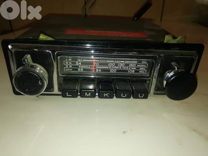 Vintage autoradio Pianola SR-904 AM-FM made in Japan 0