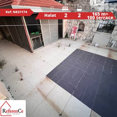 Apartment with huge terrace in Halat شقة مع تراس كبير في حالات