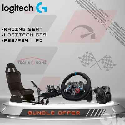 Logitech G29 + Shifter + Racing Seat Bundle Offer