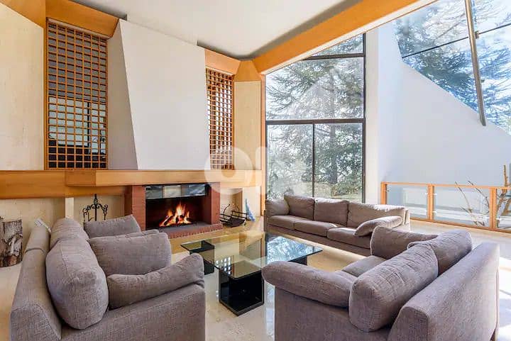 HIGH-END CHALET FOR SALE IN FAQRA WITH GARDEN, GYM AND POOL, (KFA-197) 1
