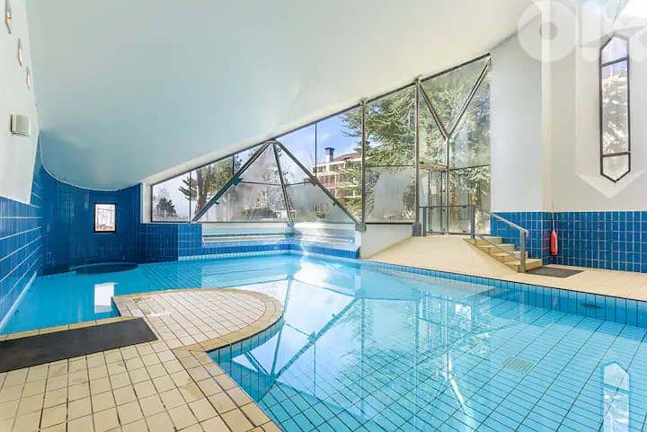 HIGH-END CHALET FOR SALE IN FAQRA WITH GARDEN, GYM AND POOL, (KFA-197) 12
