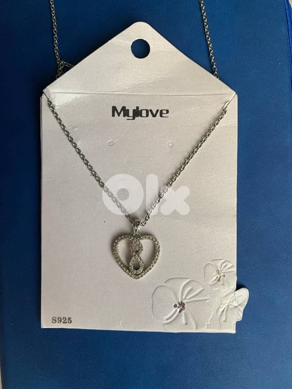 New silverS925 plated waterproof necklaces 4
