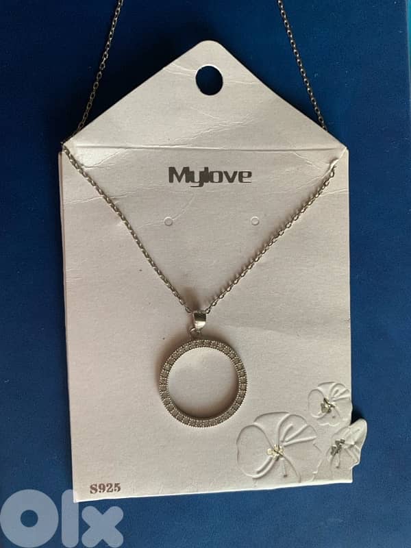 New silverS925 plated waterproof necklaces 5