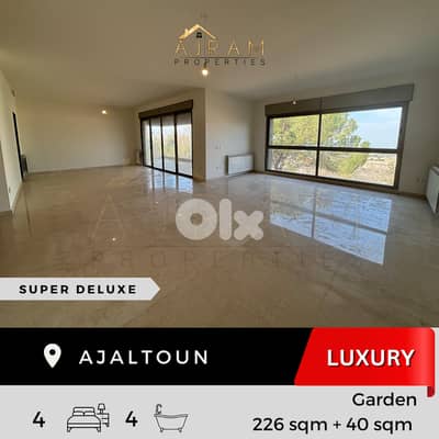 Ajaltoun | 226 sqm + 40 sqm Garden | Super Deluxe