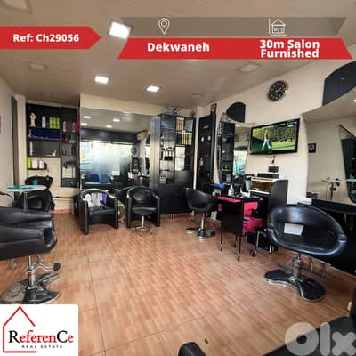 Ready Hair salon in Dekwaneh صالون شعر مجهز في الدكوانة