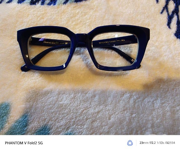 Blue eyeglasses hand made 0