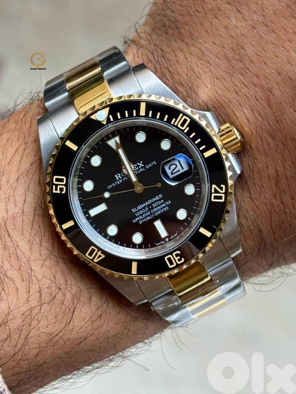 Rolex Submariner Two Tone Gold 0