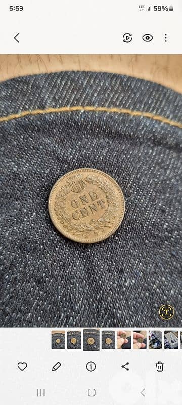 bargain indian usa cent  letter  S google it to see original price 11