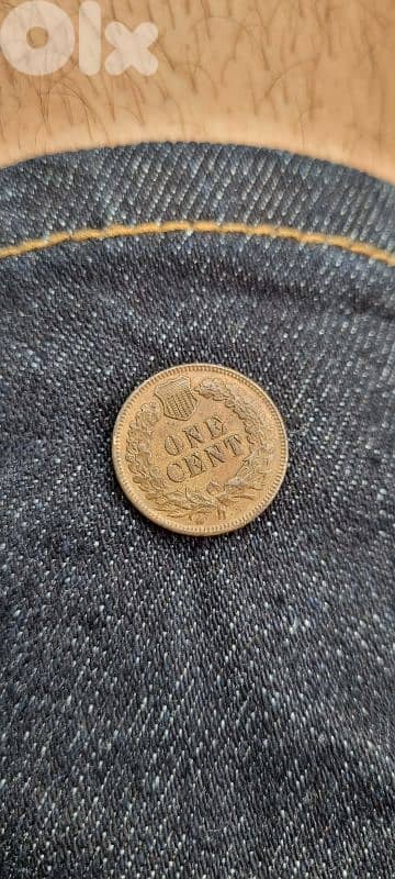 bargain indian usa cent  letter  S google it to see original price 15