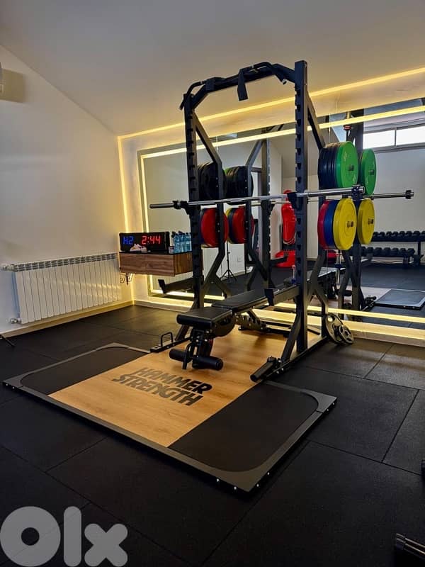 Imported Power Rack With Hammer Strength  Platform 2