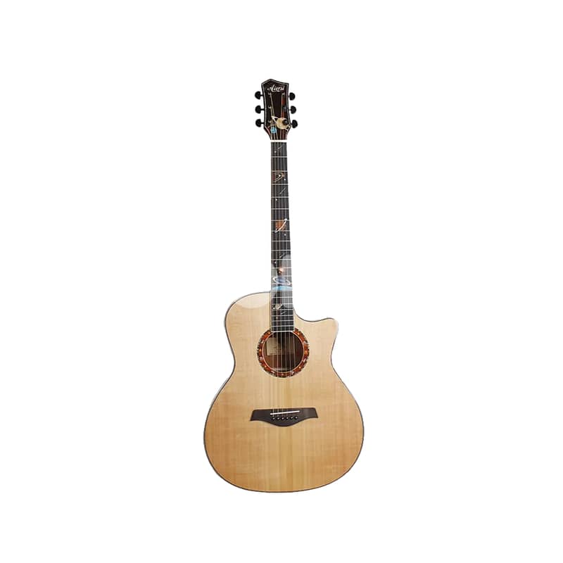 Aiersi SG02SMC-GA Grand Auditorium Cutaway Acoustic Guitar 0