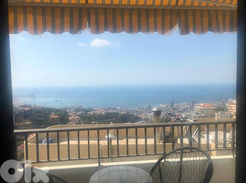 300 SQM Apartment in Bsalim, Metn with Breathtaking Sea View 0
