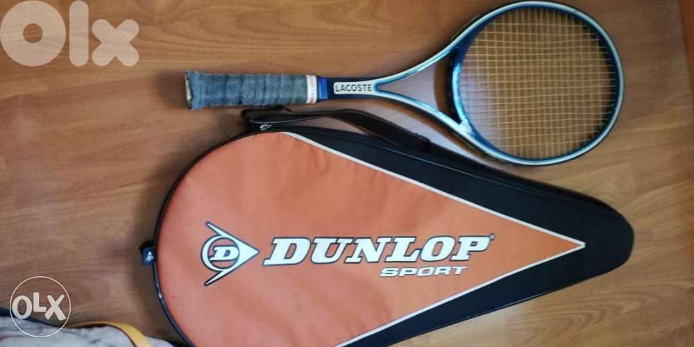Lacoste unique tennis racket special made price reduced 60 0