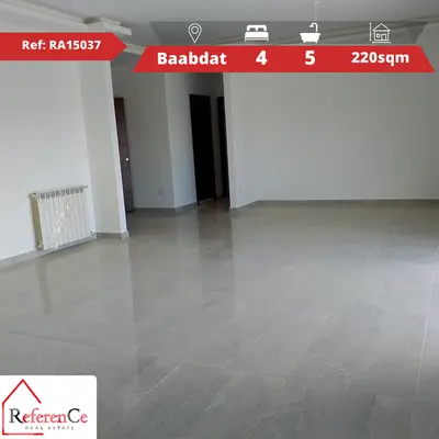 Super deluxe apartment in Baabdat للبيع شقة مميزة في بعبدات