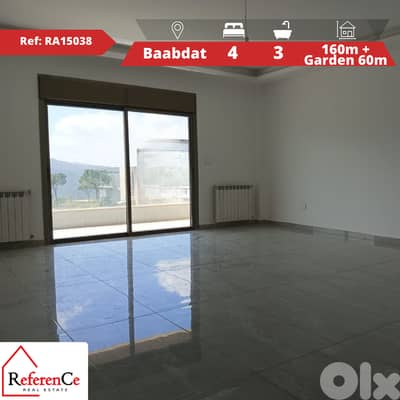 Apartment with Garden in Baabdat شقة مع حديقة للبيع في بعبدات Apartment with Garden in Baabdat شقة مع حديقة للبيع في بعبدات