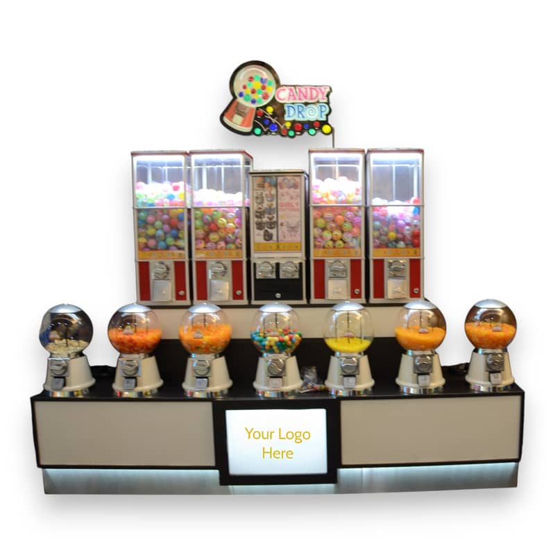 CANDY DROP CD124 - Coin Operated Vending Machine Station (Refurbished) 2