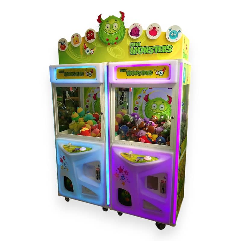 MINI MONSTERS - Twin Cabinet Claw Machine (Refurbished) 0