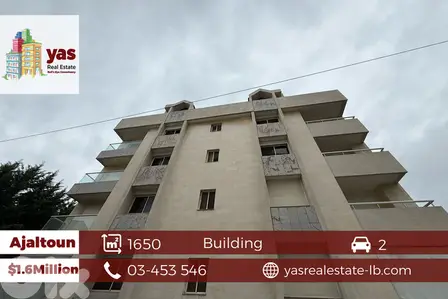 Ajaltoun 1650m2 | Building | Panoramic View | Mint Condition | Catch |