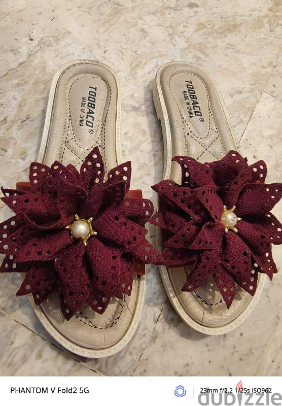 Bordeaux slippers 0