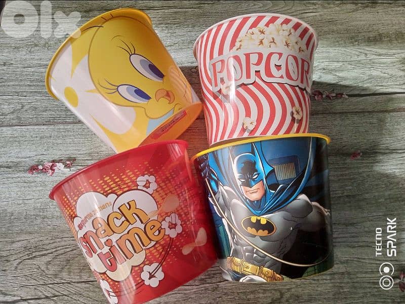 large size pop corn bowls 0