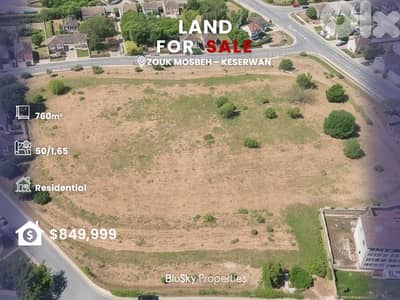 Land For SALE In Zouk Mosbeh أرض للبيع #PM