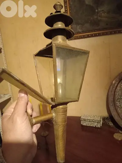 Brass lanterne 100 year  فانوس نحاس عربة خيل