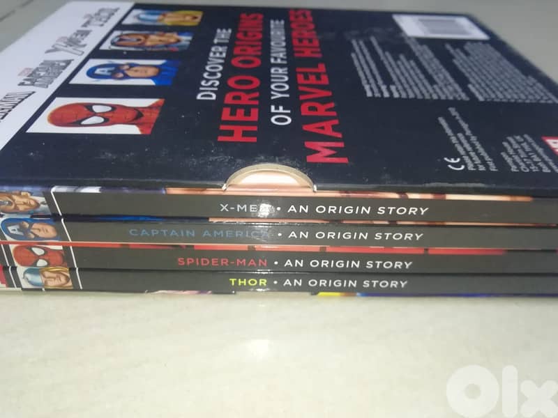 Marvel Hero Origins Story Collection 4 Hardback Books In Slip Case 1