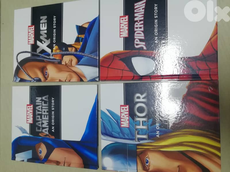 Marvel Hero Origins Story Collection 4 Hardback Books In Slip Case 2