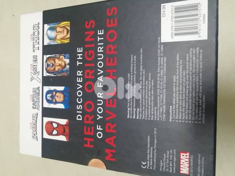 Marvel Hero Origins Story Collection 4 Hardback Books In Slip Case 4