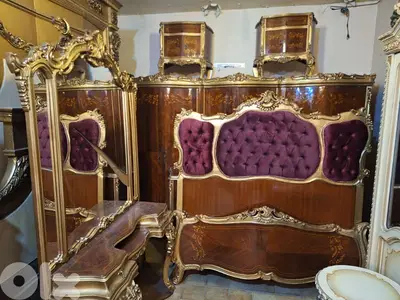 غرفة نوم روعه الفخامة خشب جوز انتيك مميزة خارقة النظافة كاملة bedroom غرفة نوم روعه الفخامة خشب جوز انتيك مميزة خارقة النظافة كاملة bedroom